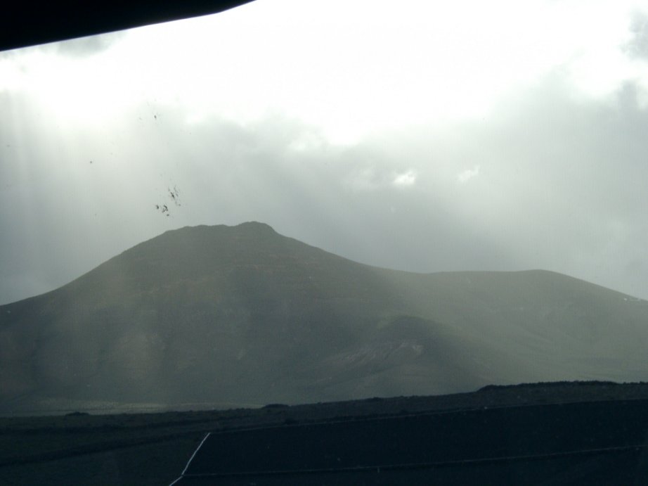 To Playa Blanca...taken through the windshield of the 
bus...little dirty...