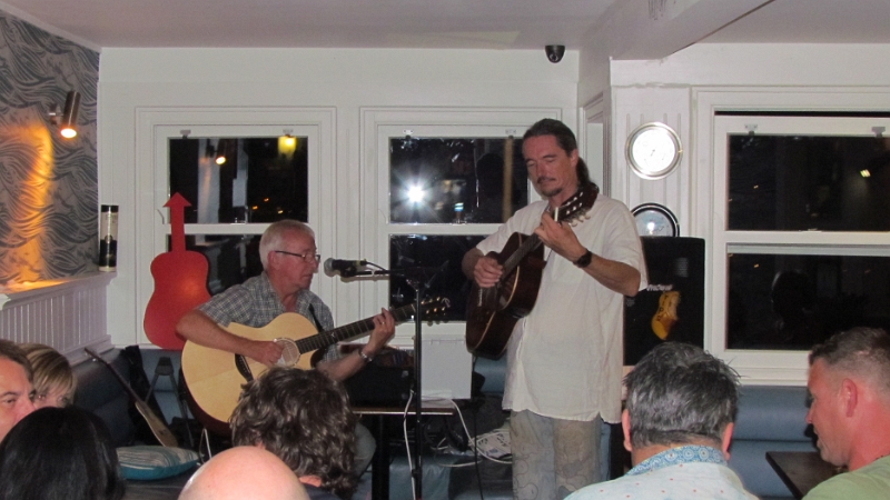 IMG_1444.JPG - Steve Blason and Eric jammin'!