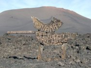 Way in to Timanfaya