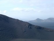 From Timanfaya, looking west, from a bus